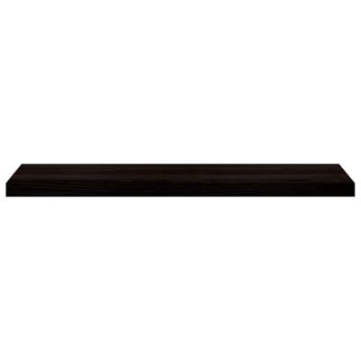 Traptreden 2 st 100x30x2 cm massief eikenhout donkerbruin - thumbnail