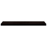 Traptreden 2 st 100x30x2 cm massief eikenhout donkerbruin - thumbnail