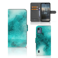 Hoesje Nokia C12 Painting Blue - thumbnail