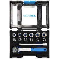 Gedore 1815598 1815598 Dopsleutelset Metrisch 1/4 (6.3 mm) 14-delig - thumbnail