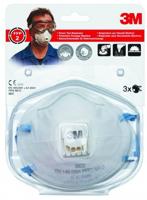 Masker 3M FFP2 3 Onderdelen - thumbnail