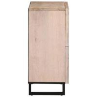 Dressoir 60x34x75 cm massief mangohout - thumbnail