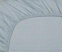 Pip Studio Cross Stitch GreyBlue hoeslaken - thumbnail