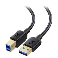 Cable Matters USB 3.0-kabel 1 m (USB 3-kabel, USB 3.0 A naar B-kabel) in zwart 1 meter - thumbnail