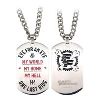 Fast & Furious Dog Tags with ball chain - thumbnail
