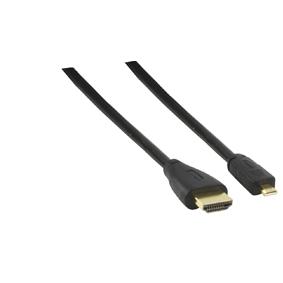 HDMI naar micro HDMI type D kabel verguld (HDMI 1.4) [1,5/2.0m]