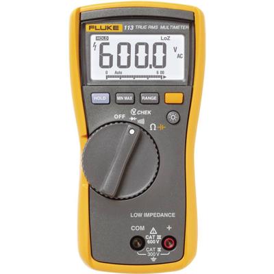 Fluke 113 Multimeter Digitaal CAT III 600 V Weergave (counts): 6000 Fluke 113 Multimeter Digitaal CAT III 600 V Weergave (counts): 6000
