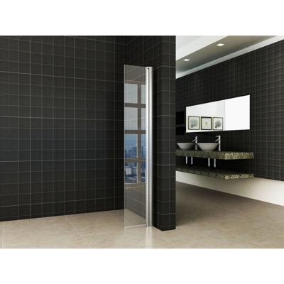Wiesbaden Comfort zijwand draaibaar met muurprofiel 300 x 2000 x 10 mm nano helder glas/chroom 20.3950