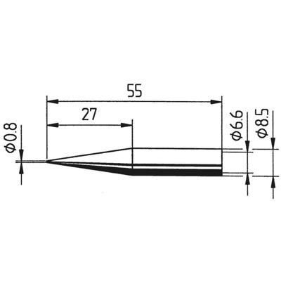 Ersa 842 SD LF Soldeerpunt Potloodvorm, verlengd Grootte soldeerpunt 0.8 mm Inhoud: 1 stuk(s) Ersa 842 SD LF Soldeerpunt Potloodvorm, verlengd Grootte soldeerpunt 0.8 mm Inhoud: 1 stuk(s)