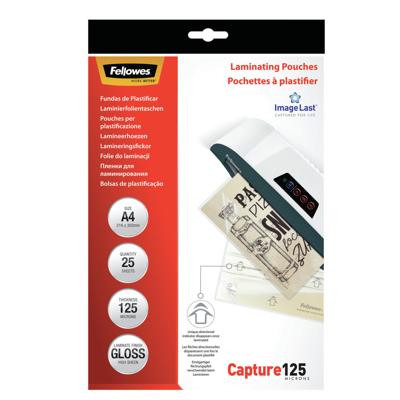 Fellowes lamineerhoes Capture125 ft A4, 250 micron (2 x 125 micron), pak van 25 stuks