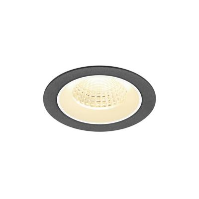 SLV InbouwspotNuminos M zwart/wit 3000K - 55gr - 1009620