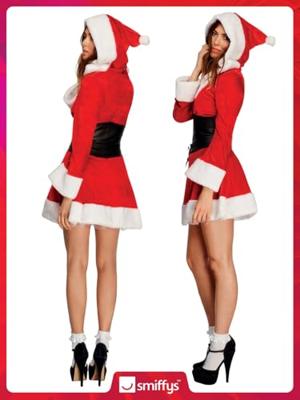 Sexy hooded kerstpakje