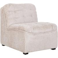 MUST Living Fauteuil 'Liberty' Grof Velvet, kleur Naturel - thumbnail