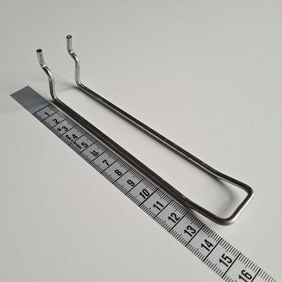Boardhaak dubbel 140 mm 3.4mm 25/30mm