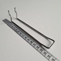 Boardhaak dubbel 140 mm 3.4mm 25/30mm - thumbnail