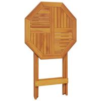 Tuintafel inklapbaar Ø60x75 cm massief acaciahout - thumbnail