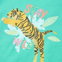 Kindershirt 140 mintkleurig - thumbnail