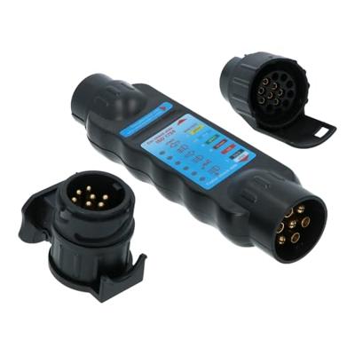 Carpoint testerkit aanhangerverlichting - 12v - 7 & 13 polig - met batterijfunctie - voor auto, caravan & trailer Carpoint testerkit aanhangerverlichting - 12v - 7 & 13 polig - met batterijfunctie - voor auto, caravan & trailer