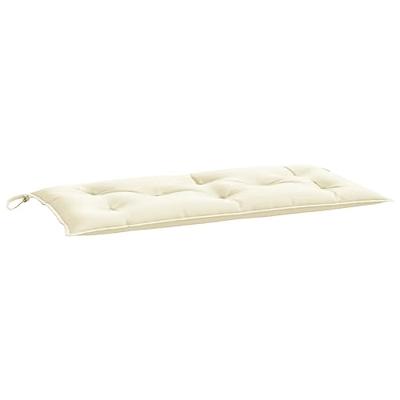 VidaXL Tuinbankkussens 2 st 100x50x7 cm oxford stof crèmekleurig