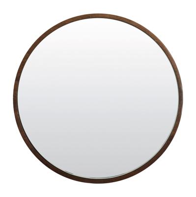 Light & Living Ronde Spiegel 'Mamali' Mangohout, 41cm