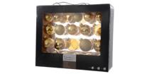 Decoris kerstballen set Glas 42st Goud 5-6-7cm - thumbnail
