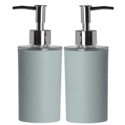 2x Plastic Badkamer Zeeppompje 18 Cm - Zeeppompjes 2x Plastic Badkamer Zeeppompje 18 Cm - Zeeppompjes