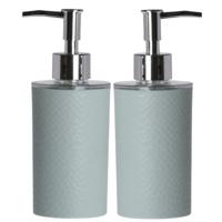 2x Plastic Badkamer Zeeppompje 18 Cm - Zeeppompjes - thumbnail