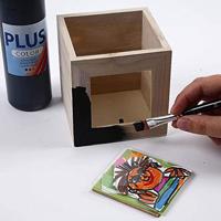 Creativ Company Houten pennenbakje met fotolijstje - thumbnail