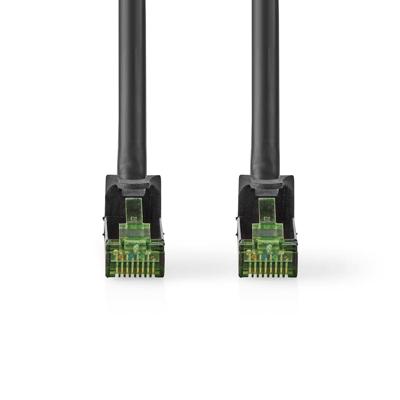CAT7-Kabel | PiMF | RJ45 Male | RJ45 Male | 0.50 m | Rond | LSZH | Zwart | Polybag