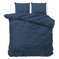 RoyalTextile - Satin Point Dekbedovertrek Micropercal - Navy - 240 x 220 - thumbnail