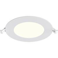 LED Downlight Inbouwspot - Brinton Thin - 6W 470lm 120° Bundelhoek - Natuurlijk Wit 4000K - IP40 - Rond - Wit - Ø128mm Buitenmaat - Ø110mm Zaagmaat - thumbnail