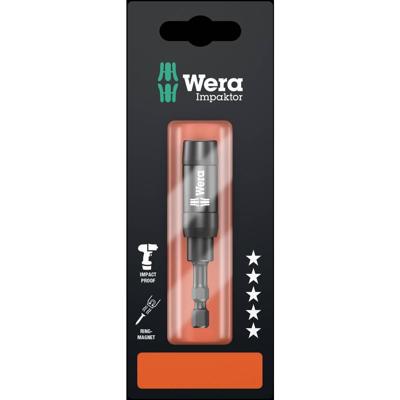 Wera 897/4 IMP R SB Impaktor houder met spanring en ringmagneet, 1/4 duim x 75 mm - 1 stuk(s) - 05073990001