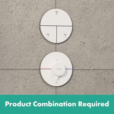 Hansgrohe ShowerSelect Comfort S thermostaat inbouw voor 1 functie en extra uitgang, mat wit
