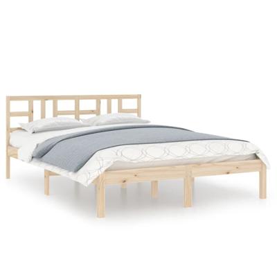 Bedframe massief hout 135x190 cm