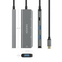 Aisens USB-hub, A109-0762, grijs, 1 stuk - thumbnail