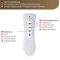 Lucci AIR Aria CTC Plafondventilator 47 W (Ø x h) 122 cm x 20 cm Wit Met afstandsbediening - thumbnail