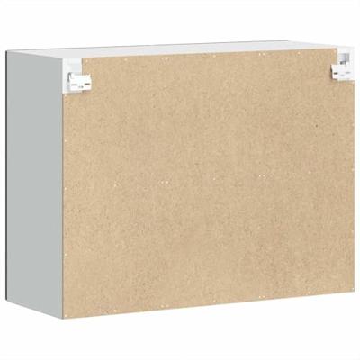 Keukenbovenkast met glazen deur Porto zwart