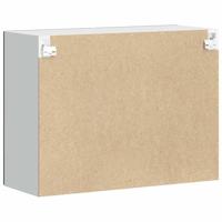 Keukenbovenkast met glazen deur Porto zwart - thumbnail