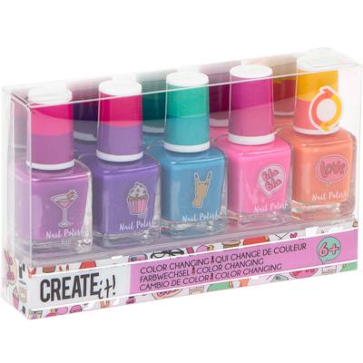 Create It Color Changing Nagellak 5 Stuks