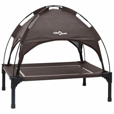 VidaXL Hondenbed bruin 71 x 64 x 71 cm staal VidaXL Hondenbed bruin 71 x 64 x 71 cm staal