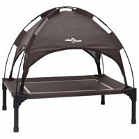 VidaXL Hondenbed bruin 63 x 49,5 x 60 cm staal - thumbnail