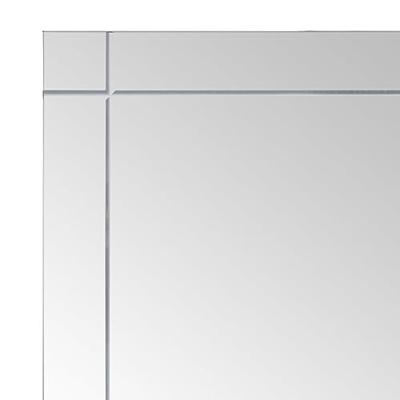 VidaXL Wandspiegel 80x60 cm glas