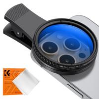 K&F Concept smartphone CPL filter 52mm met universele klem - thumbnail