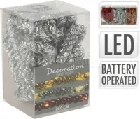 Kerstslinger Tinsel 25 LED 250cm Assorti 1st - thumbnail