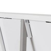 Rocada Flipchart 610V19 (b x h) 1800 mm x 850 mm Wit (RAL 9003), Staal Afwisbaar, Beschrijfbaar, In hoogte verstelbaar, Incl. opbergbakje, Magneetband R610102 - thumbnail