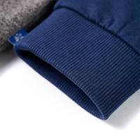 VidaXL Kindervest met capuchon en rits 92 donkergroen - thumbnail