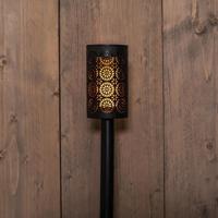 LED Solar fakkel zwart 7,5x49cm - thumbnail