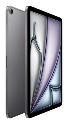 Apple iPad Air 11‑inch met M3‑chip: Liquid Retina-display, 512 GB, 12‑MP camera aan de voor -en achterkant, wifi 6E + 5G mobiel internet, gemaakt voor Apple Intelligence, Touch ID – Spacegrijs