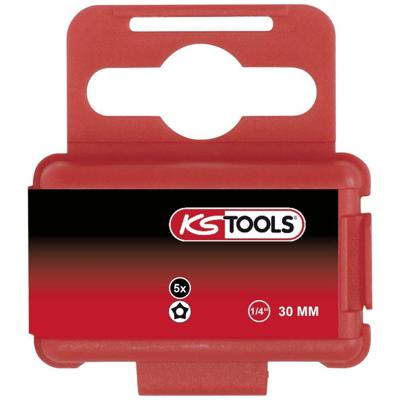 KS Tools 911.3116 5-sterren bit TS 30 Speciaal staal C 6.3 5 stuk(s)