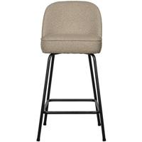 BePureHome Vogue Barkruk H 89 cm - Polyester - Beige - thumbnail